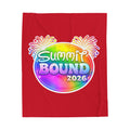 Velveteen Plush Blanket — Summit Bound 2026 Rainbow Fireworks Plush Throw