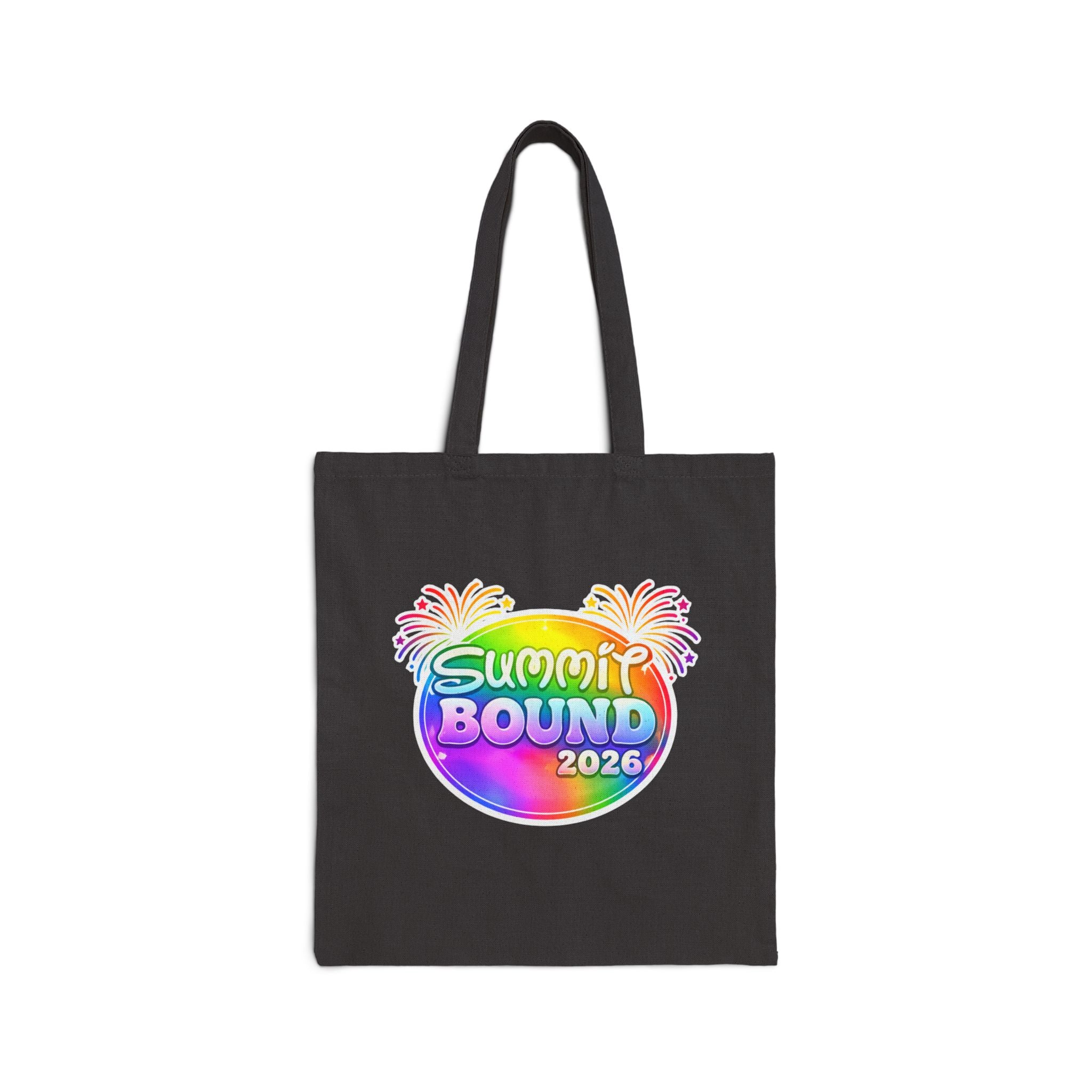 Tote Bag — "Summer Bound 2026" Rainbow Canvas Market Tote