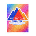 Plush Blanket — 'Make That Climb' Summit Cheer Championship Orlando, FL