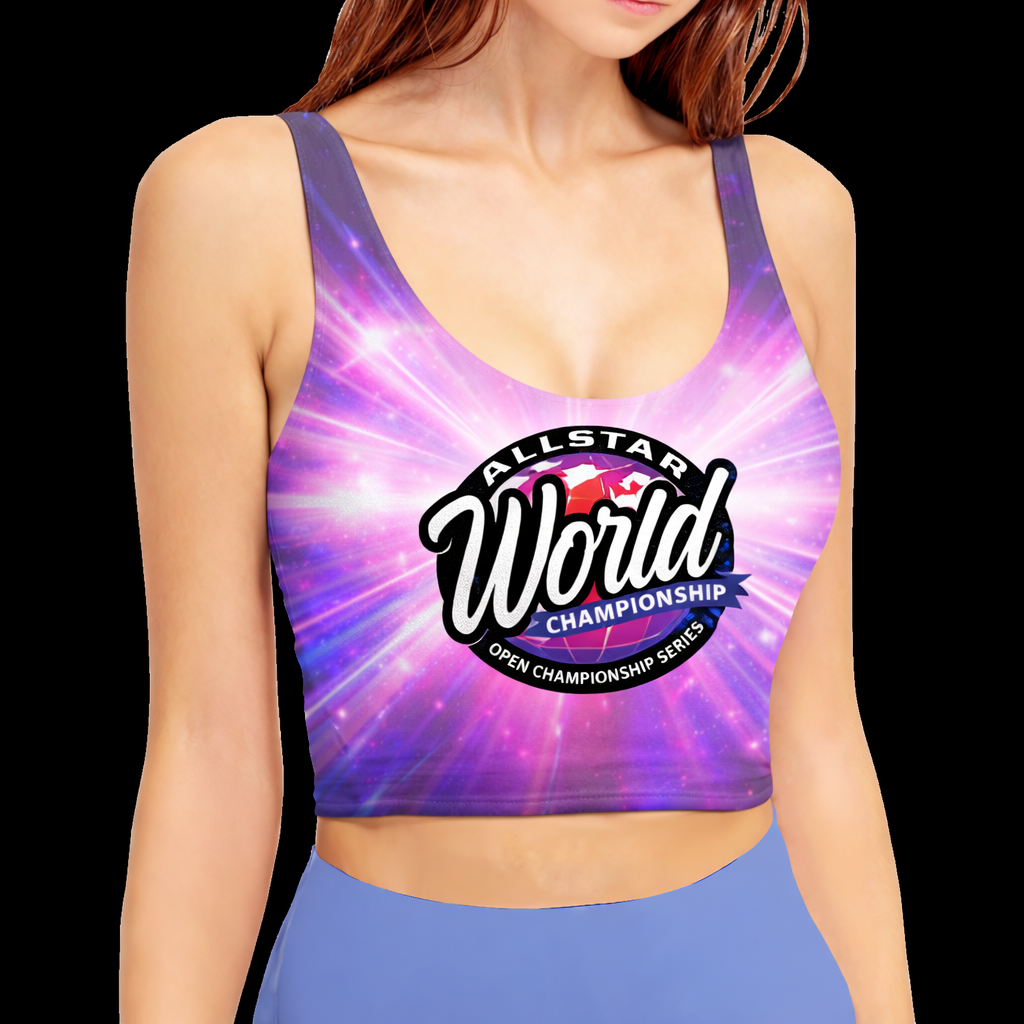 World Championship Radiant Purple Sports Bra