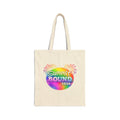 Tote Bag — "Summer Bound 2026" Rainbow Canvas Market Tote