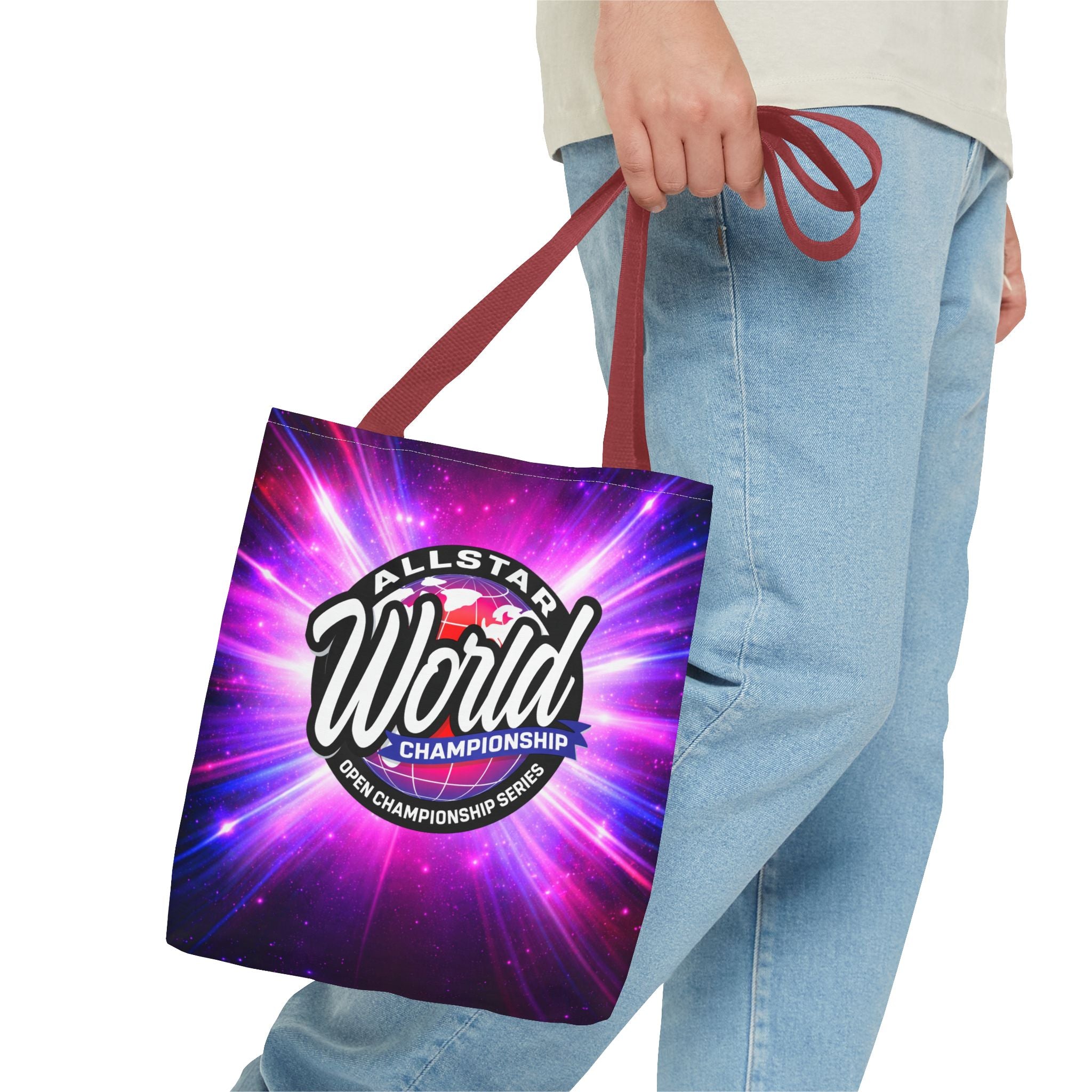Allstar World Championship Purple Galaxy Tote Bag